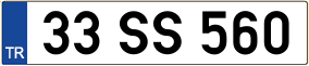 Truck License Plate